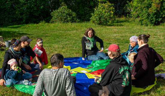 Spielerisches Erlernen von Vogelarten Foto: F. Spissinger