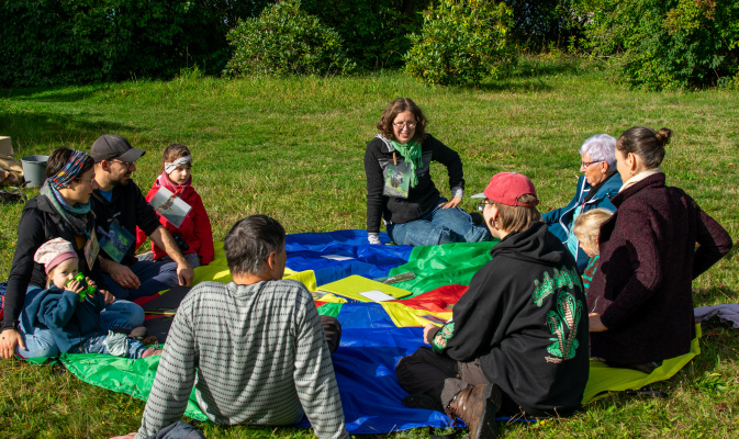 Spielerisches Erlernen von Vogelarten – Foto: F. Spissinger