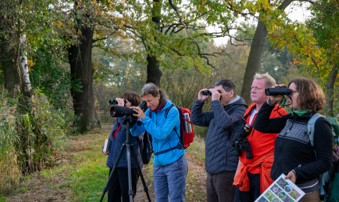 Zugvogelbeobachtung – Foto: F. Spissinger